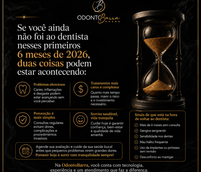 Você passou mais de 6 meses sem ir ao dentista? Entenda os riscos para a sua saúde bucal 🦷⏳